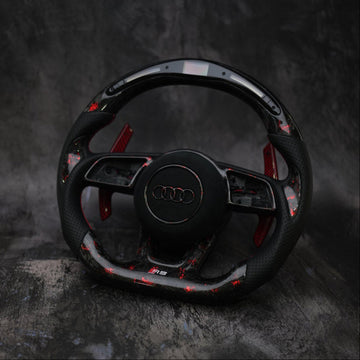 Exclusive Steering Custom Steering Wheel for Audi A5, S3, RS3, S4, RS4, S5, RS5 | 2017-2020