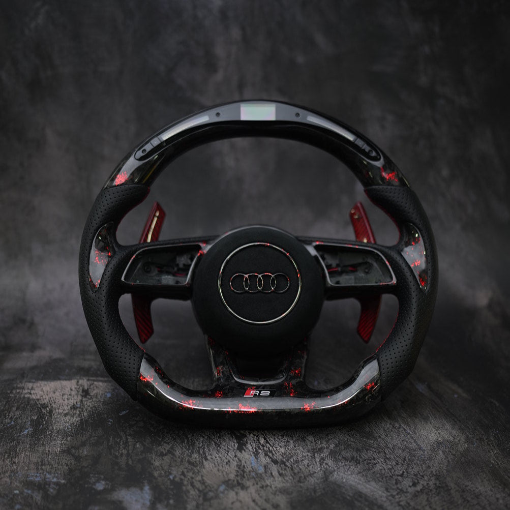Exclusive Steering Custom Steering Wheel  for Audi A5, S3, RS3, S4, RS4, S5, RS5 | 2017-2020