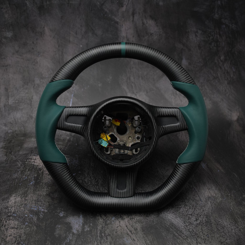 Exclusive Steering Custom Steering Wheel  for Porsche 911, GT3, Boxster, Cayman, Cayenne, & Panamera s | 2009 - 2016