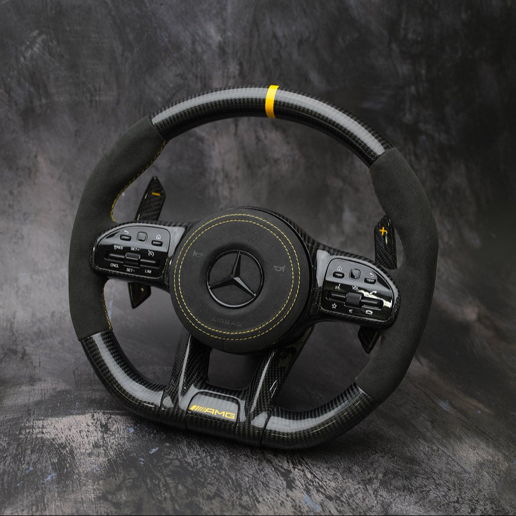 Mercedes Benz 2018+ AMG Model Custom Steering Wheel by Exclusive Steering