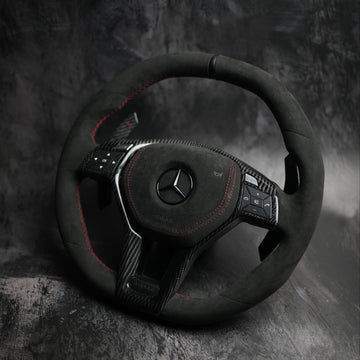 Exclusive Steering Custom Steering Wheel for Mercedes Benz A / C / CLA / CLS / GLA / GLK / E / SLK / SL W204  | 2012-2015