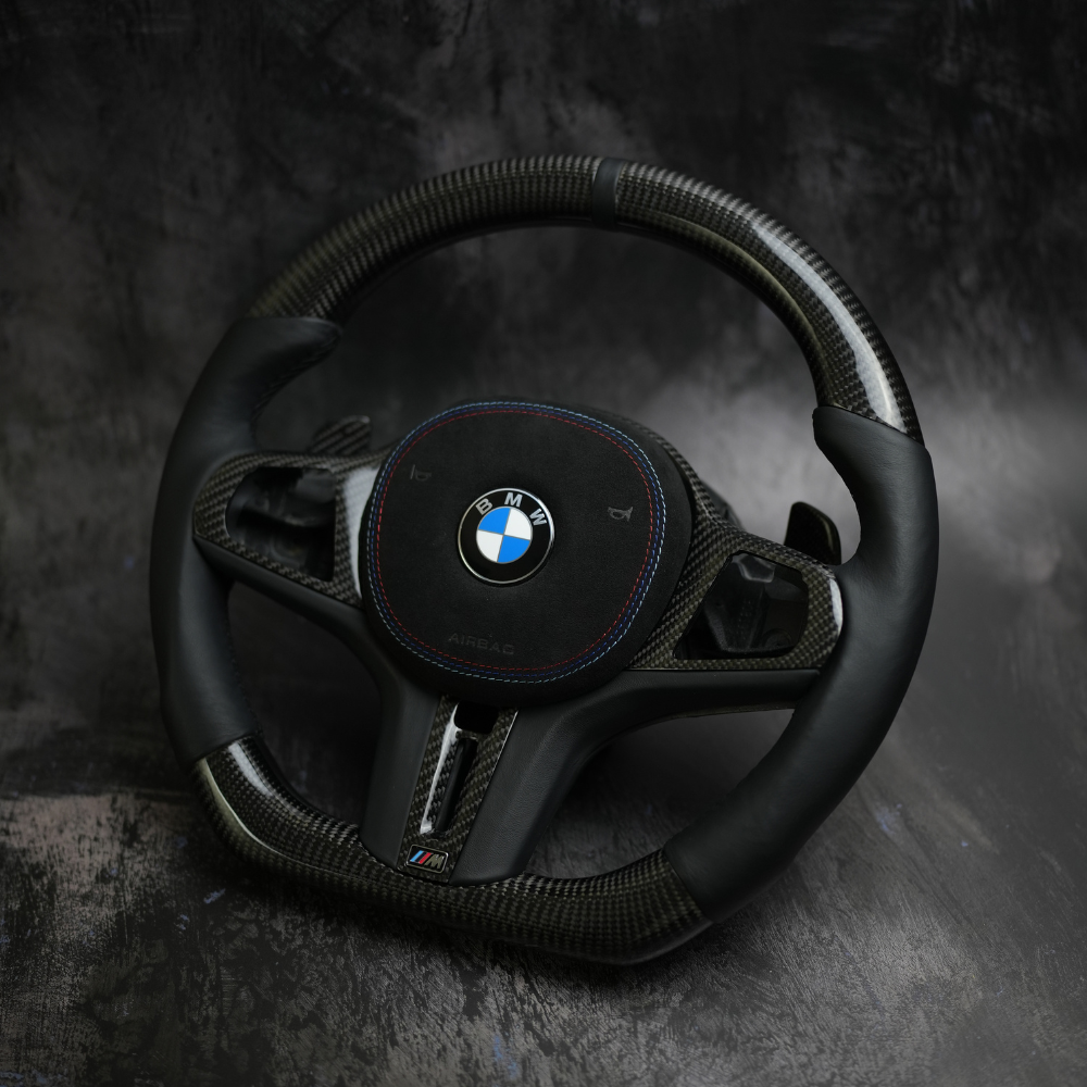 18-24 BMW M Series Custom Steering Wheels | G80 M3/ G82 G83 M4/ F90 M5/ F91 F92 F93 M8/ F95 X5M/ F96 X6M/ F97 X3M/ F98 X4M | Exclusive Steering