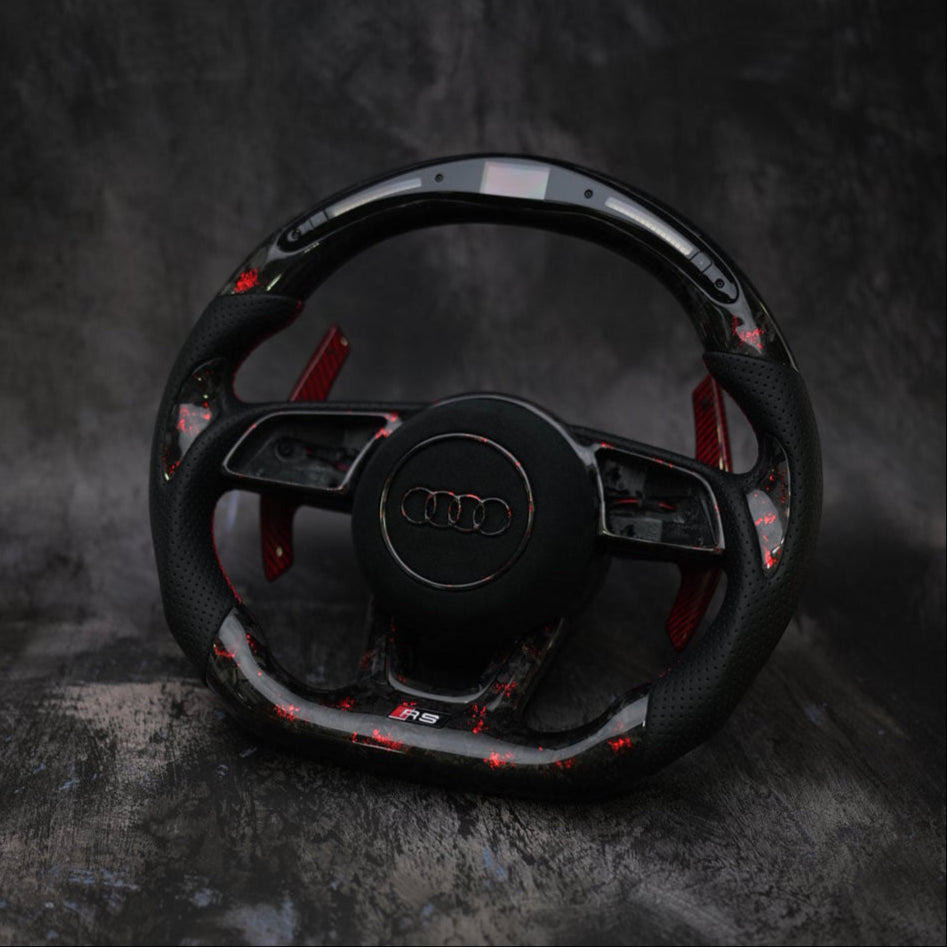 Exclusive Steering Custom Steering Wheel  for Audi A5, S3, RS3, S4, RS4, S5, RS5 | 2017-2020