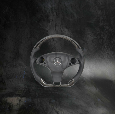 2008-2012 Mercedes Benz C / CLS / E / GLK / SL / SLK  Non-AMG Custom Steering Wheel by Exclusive Steering