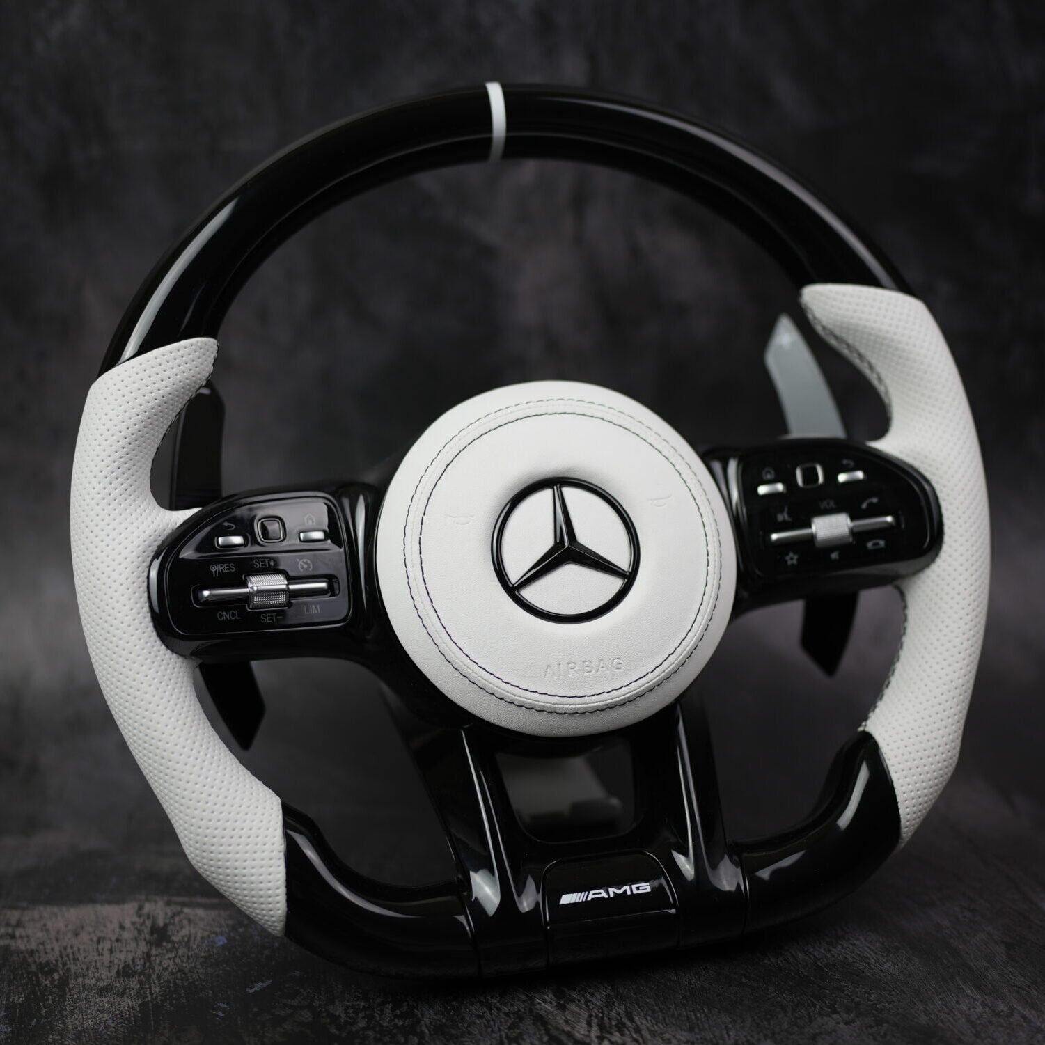 Exclusive Steering Custom Steering Wheel for 2018+ Mercedes Benz C / CLA / CLS / E / G / GLA / GLB / GLE / GT / S Class AMG
