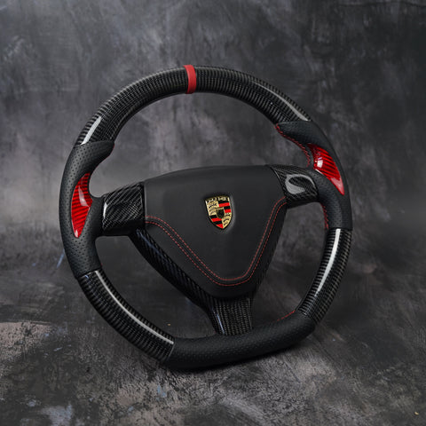 2004-2008 Porsche 911 / Boxster / Cayman  |   Custom Steering Wheel by Exclusive Steering