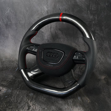 Audi A3, A4, A5, A6, & Q7 Custom Steering Wheel by Exclusive Steering