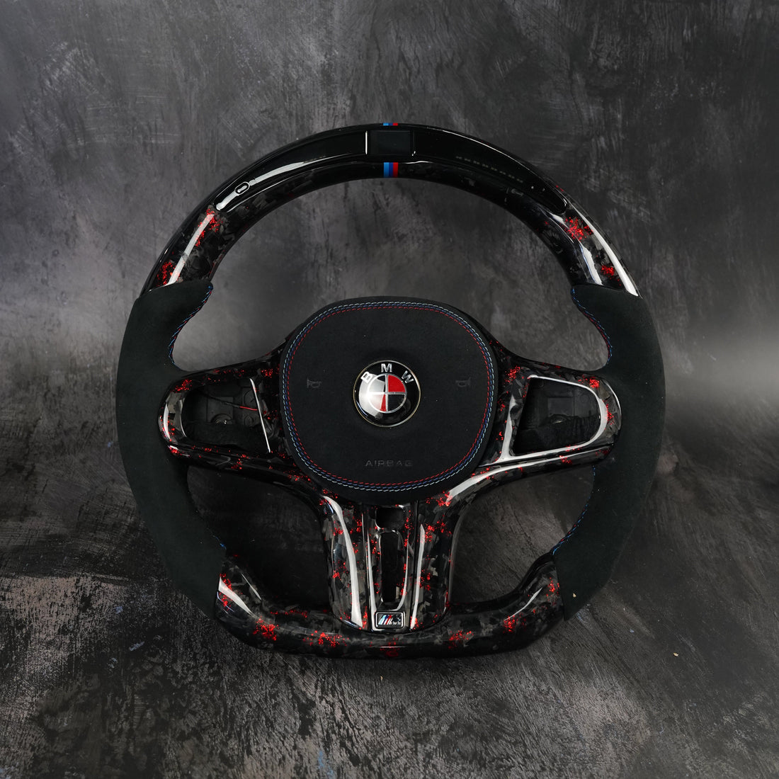 2016+ BMW 1 2 3 4 5 7 8 X3 X4 X5 X6 X7 Z4 M Sport  | F40 F44 G01 G02 G05 G06 G07 G11 G12 G15 G16 G20 G21 G22 G23 G29 G30 G32 G33  Custom Steering Wheel by Exclusive Steering