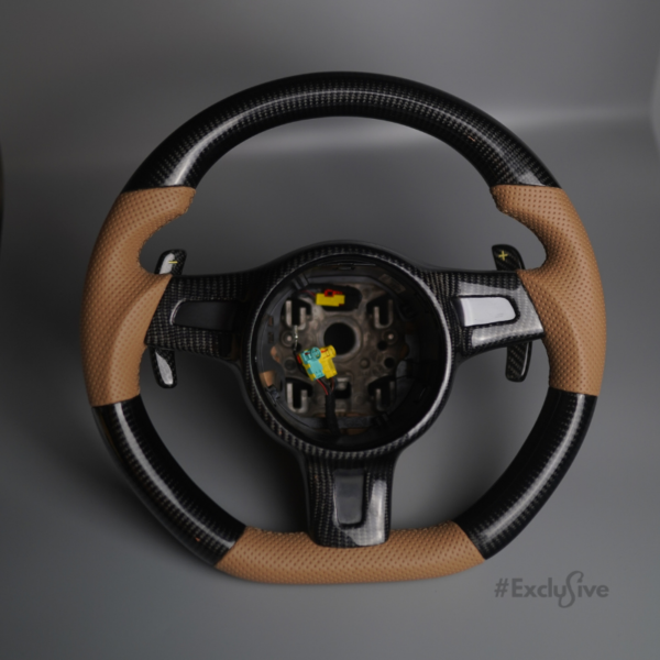 porsche custom steering wheel